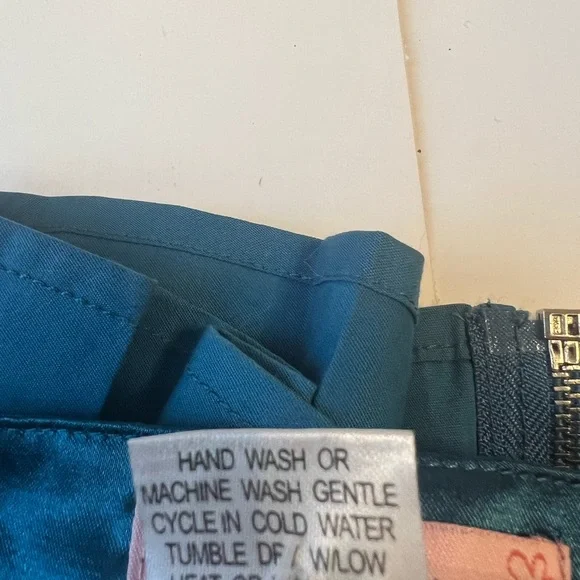 NWT Lydia Blue Bustier Corset Ribbed Peplum Jewel Embellished Top SzS - Picture 4 of 9